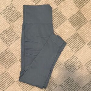 SET Active grey blue Leggings